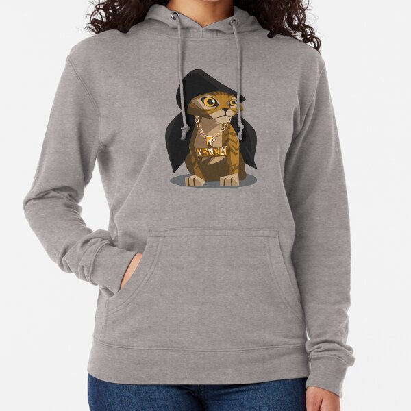 Cute Gangster Kitty Lightweight Hoodie