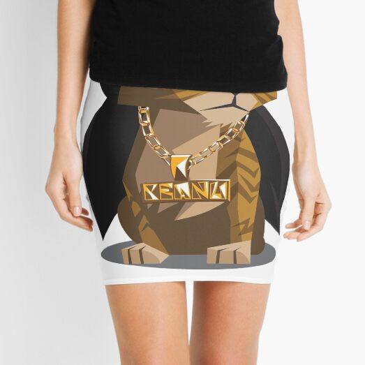 Cute Gangster Kitty Mini Skirt