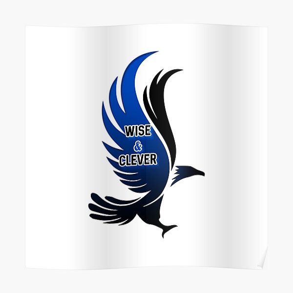 HARRYPOTTER Aigle Bleu Sage & Clever Poster