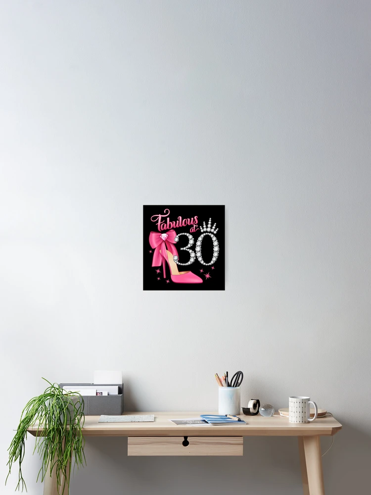 Old English Co. 30. Geburtstagskarte Für Frauen – Pink Gin Design, Innen Unbeschriftet, 15x15 Cm