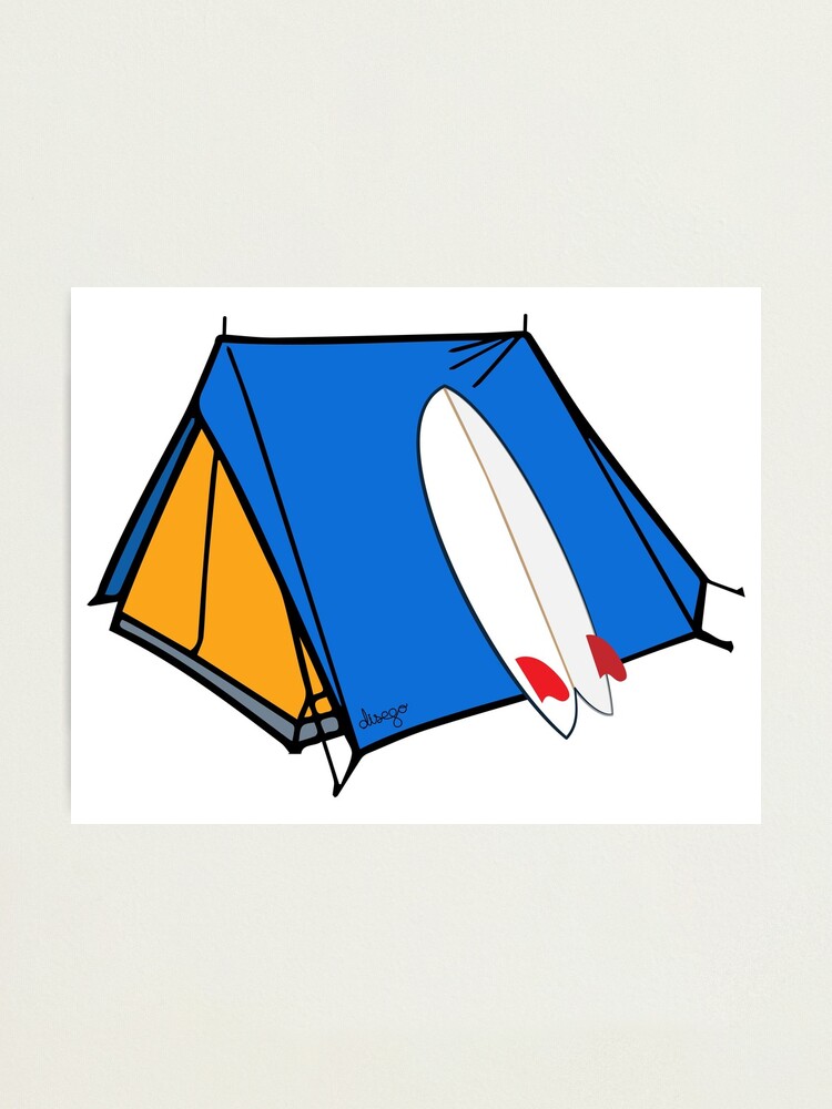 Alternate view of Surfing camp design Photographic Print