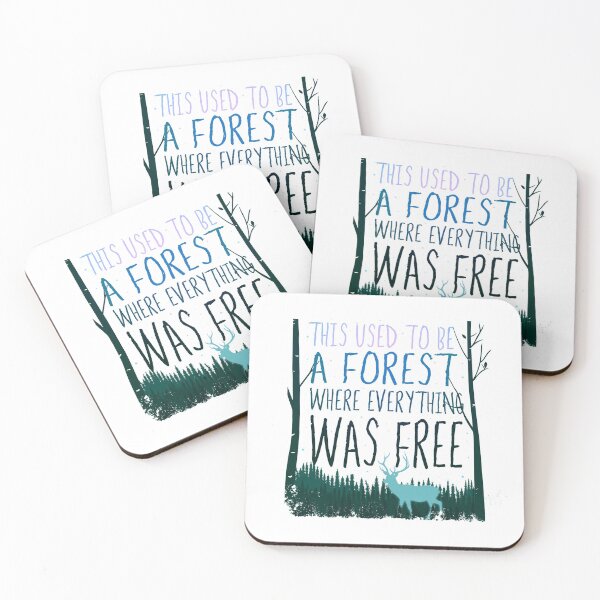 Item preview, This Used To Be A Forest Hippie Chill Wisdom Nature Quote designed and sold by sillyquestions.