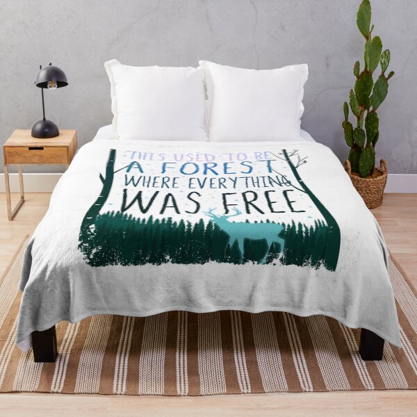 Item preview, This Used To Be A Forest Hippie Chill Wisdom Nature Quote designed and sold by sillyquestions.