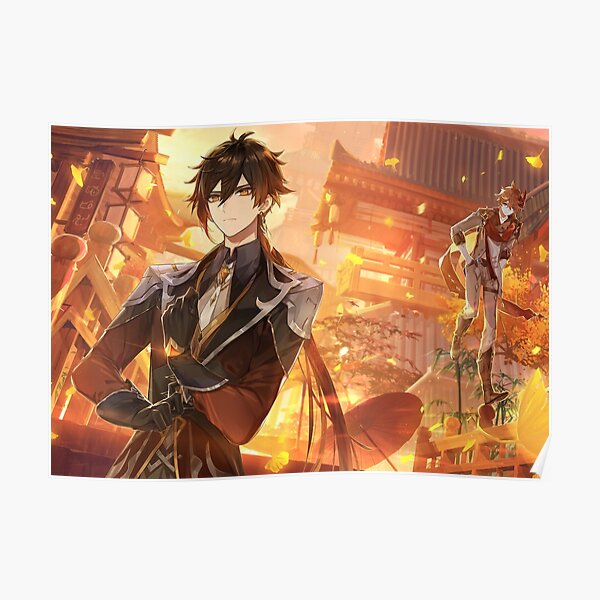 Zhongli Posters Redbubble