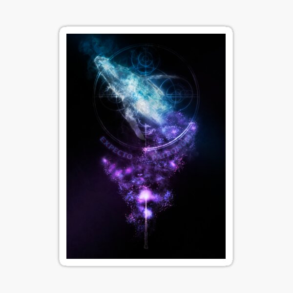 Expecto Patronum Whale Pegatina