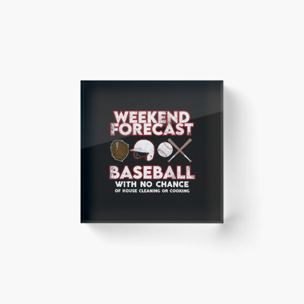 Item preview, Weekend Forecast Baseball  designed and sold by WePrintTees.