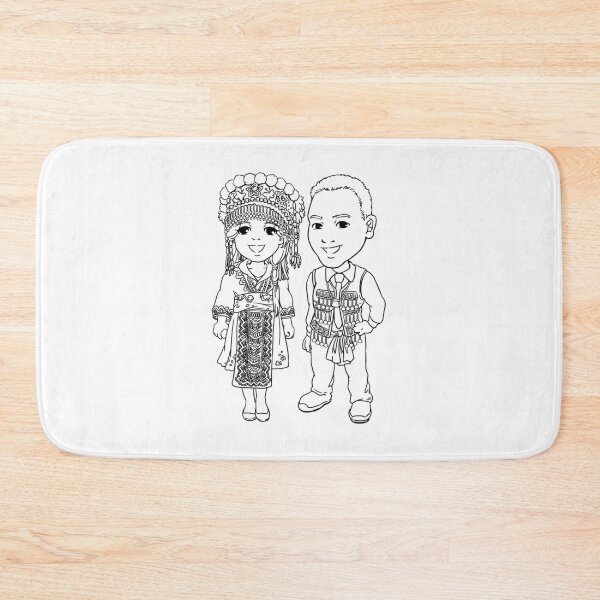 Item preview, Hmong Women Hmong Men Happy Couple designed and sold by HmongDesignsByM.