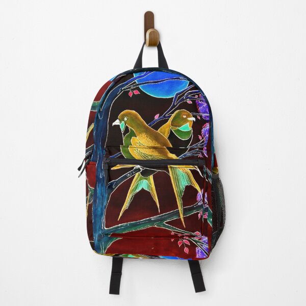 Item preview, Bird colorfull illustration designed and sold by horseaddicted.