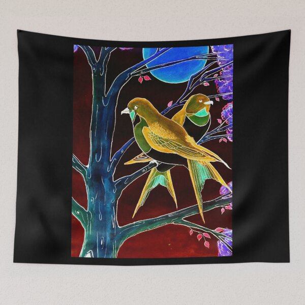 Item preview, Bird colorfull illustration designed and sold by horseaddicted.