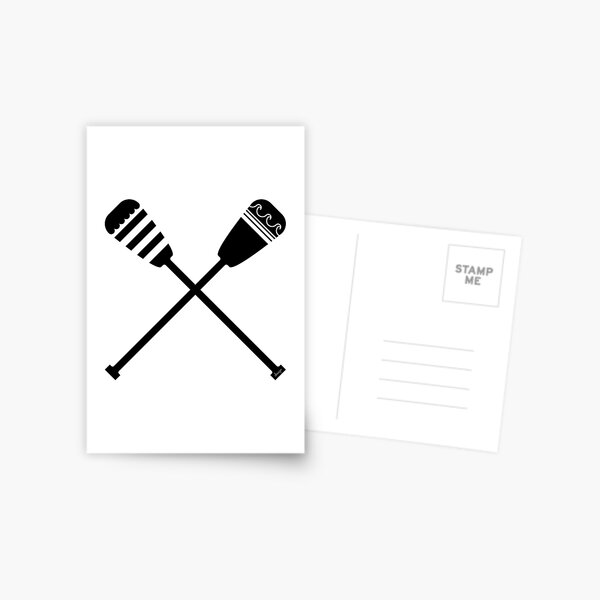 Rowing design Postcard