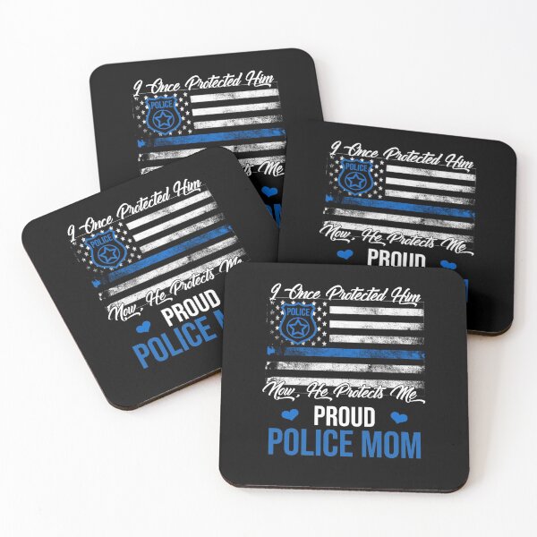 Item preview, Proud Police Mom designed and sold by WePrintTees.