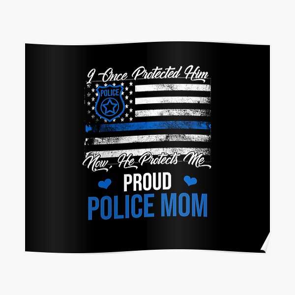 Poster Polizei Flagge D C3 Bcnne Blaue Linie Polizisten Polizist Polizist Offizier D C3 Bcnne Blaue Linie Redbubble