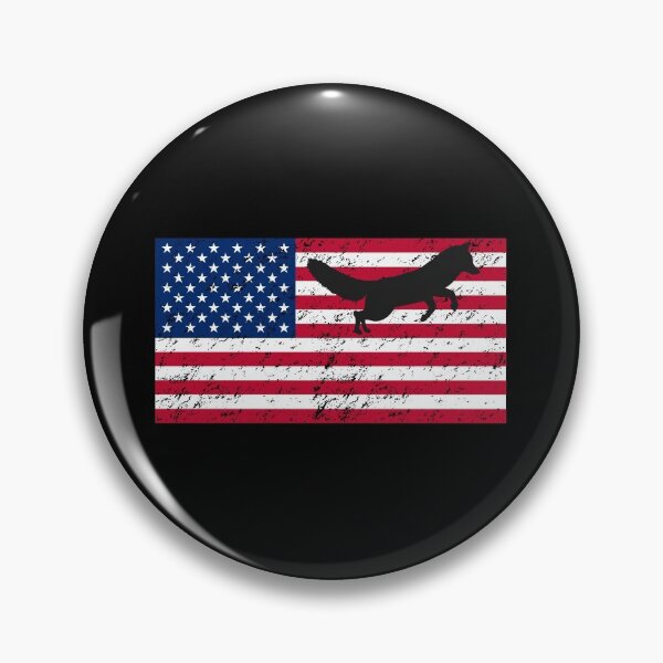 Item preview, Dhole Patriotic American Flag designed and sold by Salvadax.