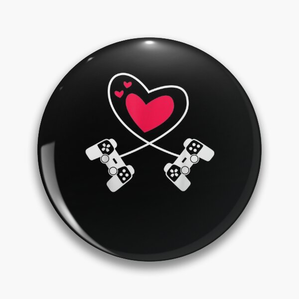 Item preview, Gaming Heart I Romantic Valentine's Day Couples In Love designed and sold by shirleyfinley.