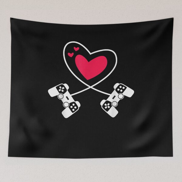 Item preview, Gaming Heart I Romantic Valentine's Day Couples In Love designed and sold by shirleyfinley.