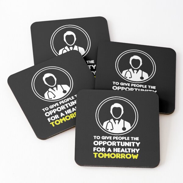Item preview, To give people the  opportunity for a healthy  tomorrow doctor quote designed and sold by Aleksey888.
