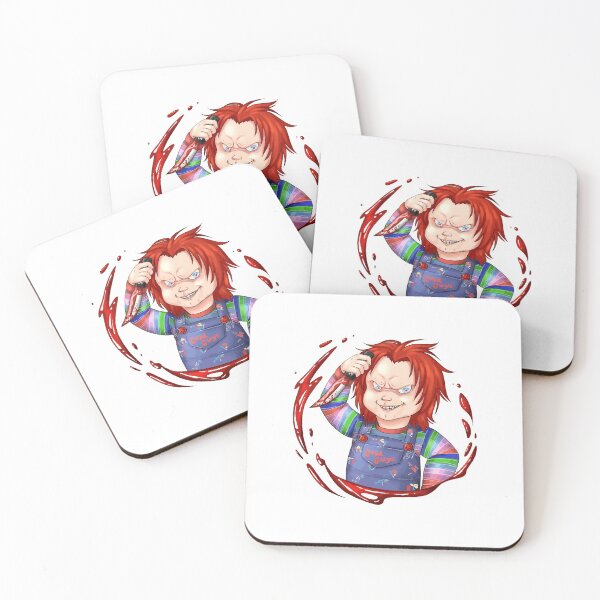 Item preview, killer chucky doll cartoon designed and sold by aliyaboyer.