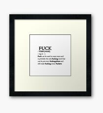 FAAK. Framed Print