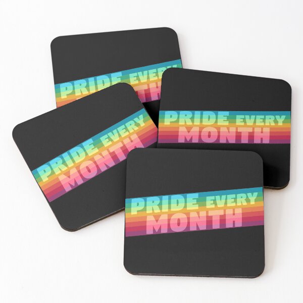Item preview, Pride Every Month LGBTQ+ Pride Month Pride Parade Slogan designed and sold by sillyquestions.
