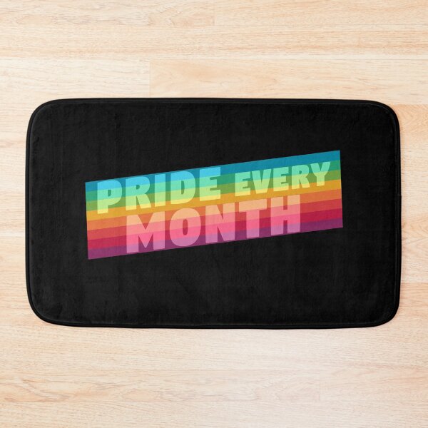 Item preview, Pride Every Month LGBTQ+ Pride Month Pride Parade Slogan designed and sold by sillyquestions.