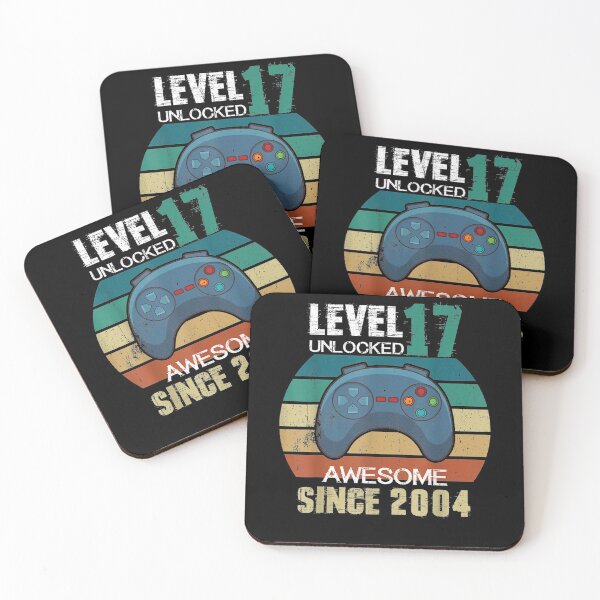 Item preview, Level 17 Unlocked Awesome 2004 Video Game Birthday Retro designed and sold by shirleyfinley.
