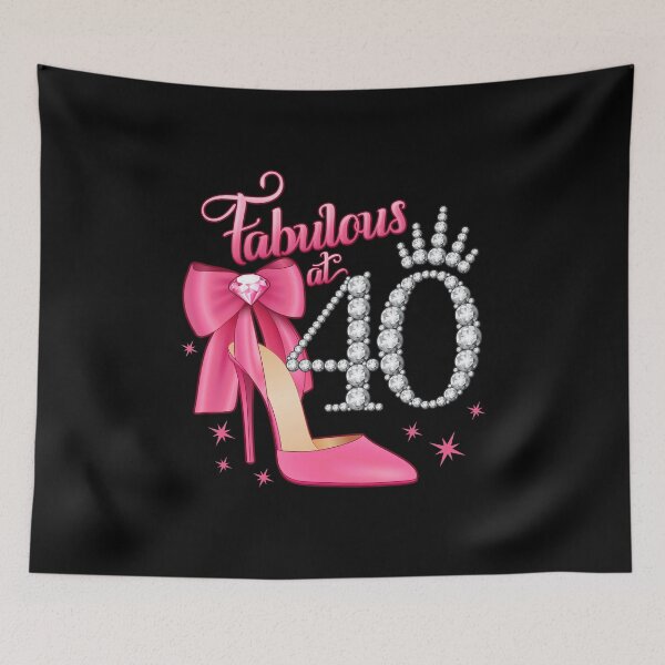 Item preview, 40th Birthday. Fabulous at 40 women, ladies designed and sold by iclipart.