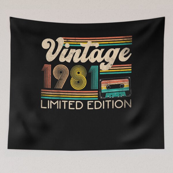 Item preview, Vintage 1981 40th Birthday Gift 40 Years Old Limited Edition designed and sold by shirleyfinley.