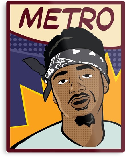 "Metro Boomin Pop Art" Metal Prints by 42Kidd0 | Redbubble