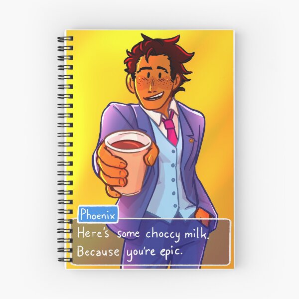 Item preview, Phoenix Wright te entrega una leche choccy designed and sold by Charamaffle.