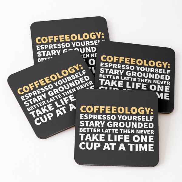 Item preview, Coffeeology, funny coffee enthusiast quote. designed and sold by Theleochick.