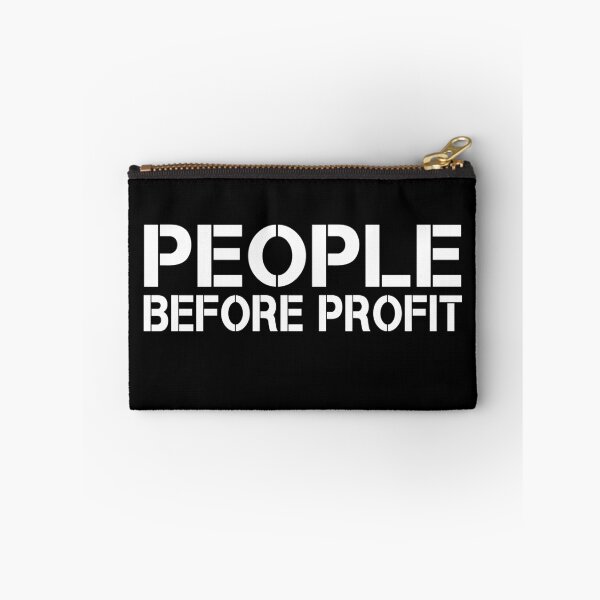 Item preview, People Before Profit Anti Capitalsit Socialism Communism Anarchism Political Quote  designed and sold by sillyquestions.