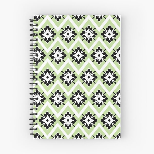Item preview, Greyish green and black modern bohemian pattern designed and sold by Mandala & More.