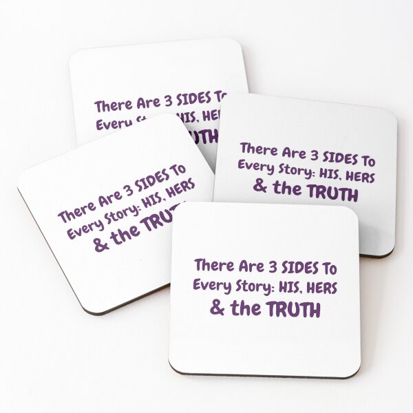 Item preview, There Are 3 SIDES To Every Story: His, Hers & The TRUTH  - Gifts Gag Birthdays Christmas Easter Mothers Day Fathers designed and sold by guitarkel.