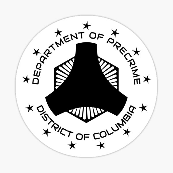 The Minority Report Precrime Logo Sign Sticker