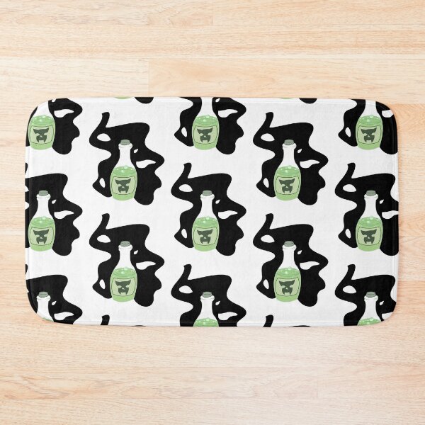 Item preview, Black meowgic cat potion bottle sticker designed and sold by SoLittleSteph.