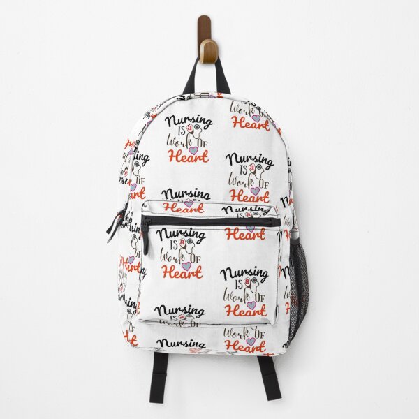 Item preview, Nursing is a work of heart for white I designed and sold by dalypdesign.