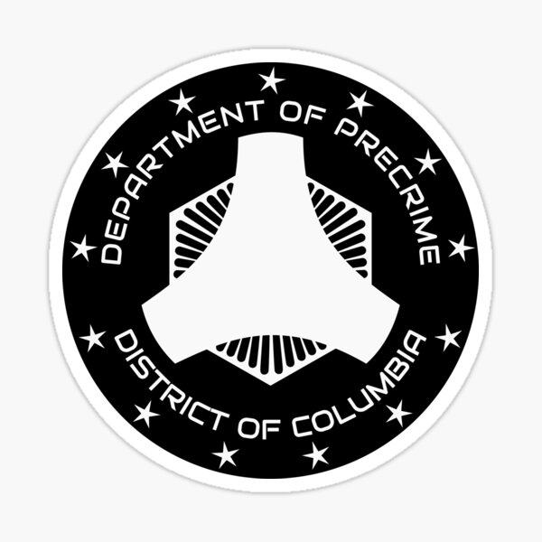 The Minority Report Precrime Logo Sign Sticker