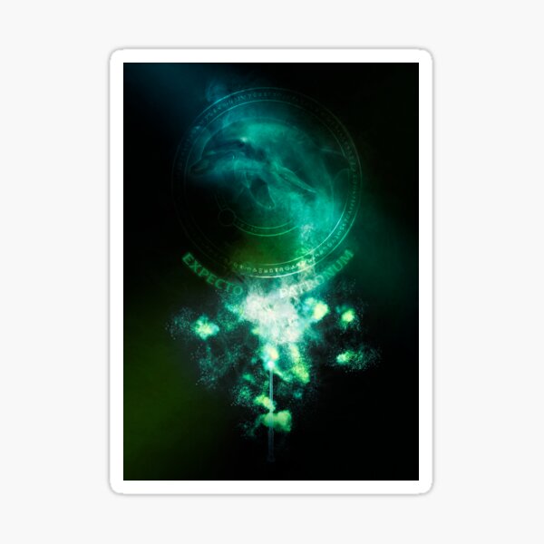 Expecto Patronum Dolphin Pegatina