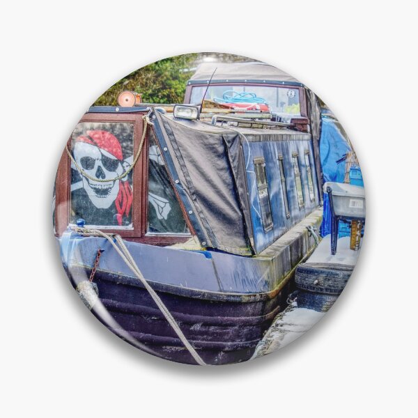 Item preview, Pirate Canal Barge - Bosley Cheshire UK designed and sold by LivingDeadGirlx.