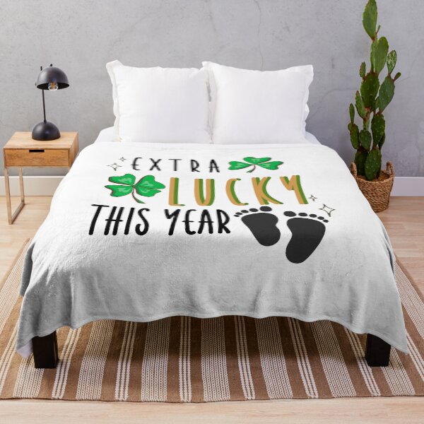 Item preview, EXTRA Lucky This Year - Pregnancy announcement for St. Patrick's Day designed and sold by kongju.