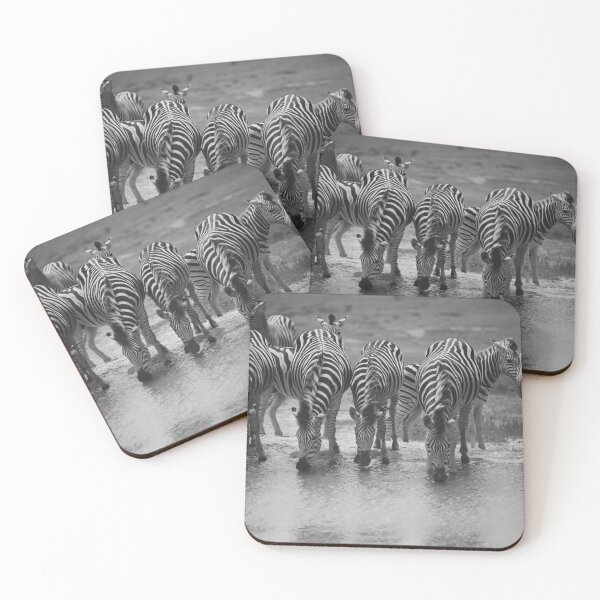 Item preview, drinking zebras designed and sold by Antonio Cirrincione.