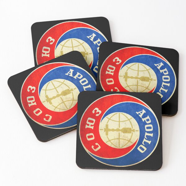 Item preview, vintage Apollo Soyuz logo designed and sold by trendistudio.