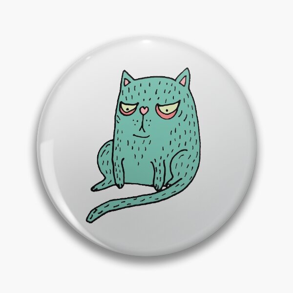 Item preview, "I hate mornings" cat designed and sold by wearelefties.