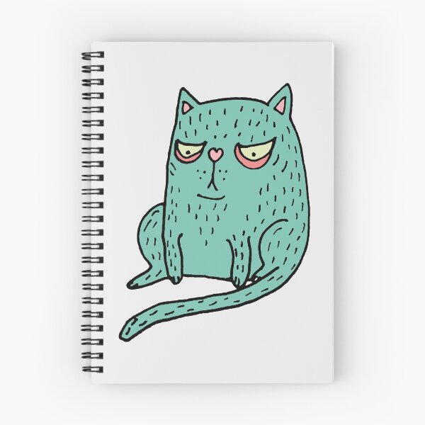Item preview, "I hate mornings" cat designed and sold by wearelefties.