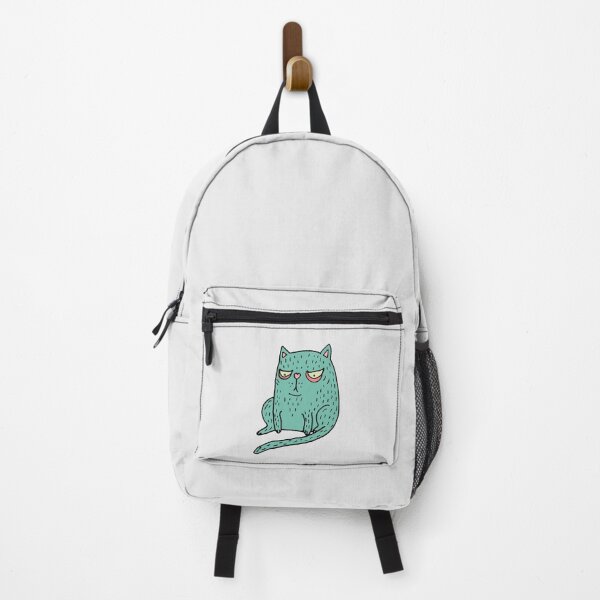 Item preview, "I hate mornings" cat designed and sold by wearelefties.
