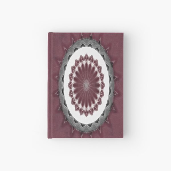 Mauve Kaleidoscope Art 1 Hardcover Journal