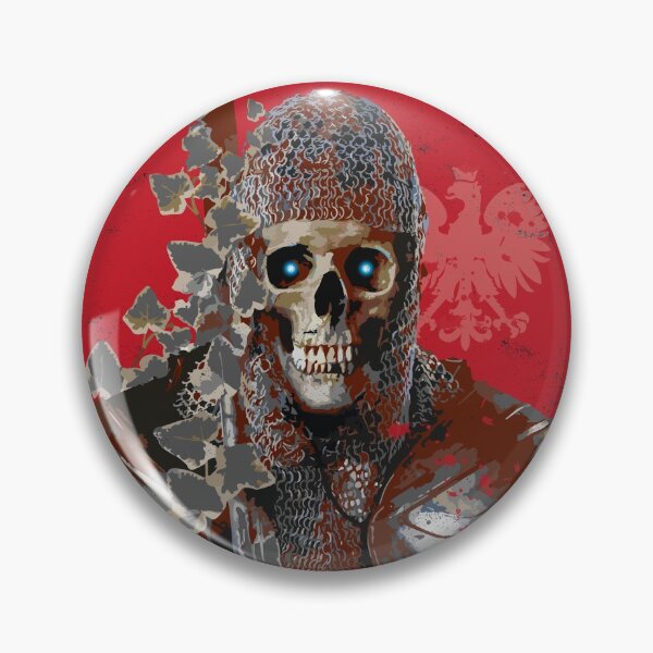 Item preview, Grinning Knight Skull designed and sold by ArtlifeDesigns.