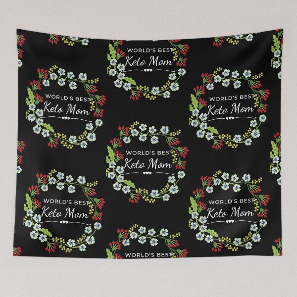 Item preview, World's Best Keto Mom Wild Flowers|  KETO MOM SERIES  designed and sold by Le Plus Three.