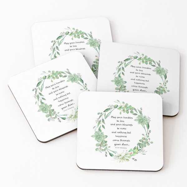 Item preview, Irish Blessing, may your troubles be less and your blessings be more designed and sold by latiendadearyam.