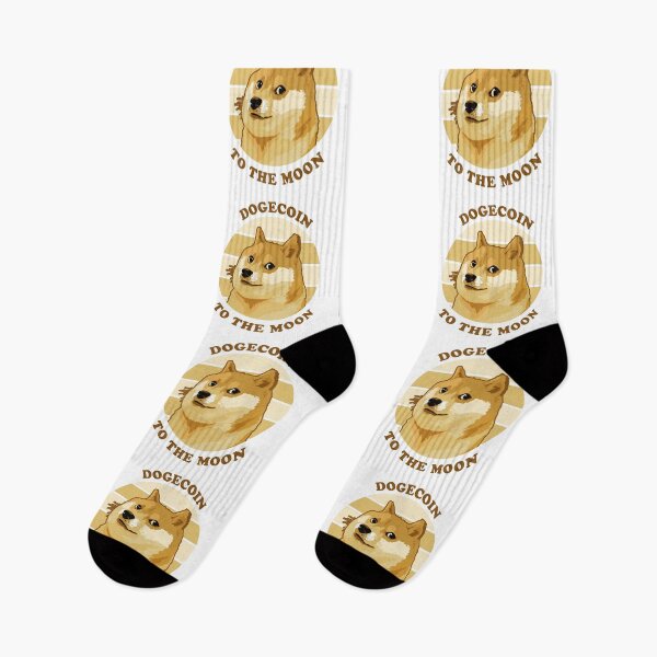 Item preview, Dogecoin To The Moon Sunset designed and sold by ProjecTees.